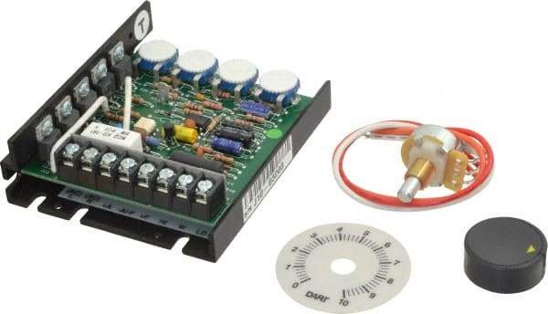 Dart Controls - 1 Max hp, 25 Max RPM, Electric AC DC Motor - 120, 240 V Input - Industrial Tool & Supply