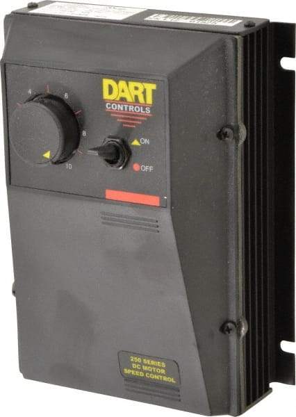 Dart Controls - 1/8 Max hp, 30 Max RPM, Electric AC DC Motor - 120 V Input - Industrial Tool & Supply