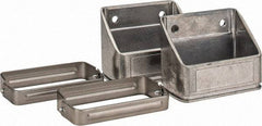 KabelSchlepp - 4.61 Inch Outside Width x 2.6 Inch Outside Height, Cable and Hose Carrier Stainless Steel Tube Mounting Bracket Set - 5.51 Inch Bend Radius, 4.01 Inch Inside Width x 2.05 Inch Inside Height - Industrial Tool & Supply