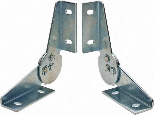 KabelSchlepp - 1.97 Inch Outside Height, Cable and Hose Carrier Steel Open Mounting Bracket Set - 1.22 Inch Inside Height - Industrial Tool & Supply