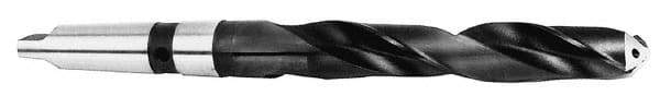 Value Collection - 31/32", 3MT 118° Point Cobalt Taper Shank Drill Bit - Bright Finish, 7" Flute Length, 11-5/8" OAL, Spiral Flute, Through Coolant - Industrial Tool & Supply