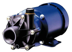 Finish Thompson - 1/2 HP, 19 Working PSI, 45 Shut Off Feet, PVDF Magnetic Drive Pump - 1 Phase, 3.6 Amps - Industrial Tool & Supply