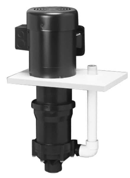 Finish Thompson - 1 HP, 65 Shut Off Feet, Polypro, Carbon and Viton Magnetic Drive Pump - 3 Phase - Industrial Tool & Supply