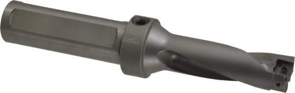 Kennametal - 2.63" Max Drill Depth, 3xD, 0.8752" Diam, Indexable Insert Drill - 2 Inserts, 1" Shank Diam, Flange Shank - Industrial Tool & Supply