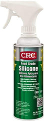 CRC - 16 oz Trigger Spray Can Nondrying Film/Silicone Penetrant/Lubricant - Clear & White, -40°F to 400°F, Food Grade - Industrial Tool & Supply