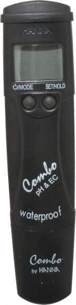 Hanna Instruments - 0 to 14 pH, pH/EC/TDS/T Tester - 32 to 140°F, Accurate up to 2% F.S. EC/TDS & 0.05 pH - Industrial Tool & Supply