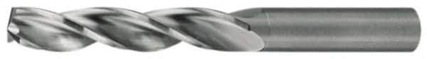 Walter-Titex - 6.3mm 150° Solid Carbide Jobber Drill - Bright Finish, Right Hand Cut, Spiral Flute, Straight Shank, 2-3/4" OAL, Standard Point - Industrial Tool & Supply