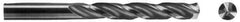 SGS - 15/32" 150° Solid Carbide Jobber Drill - Bright Finish, Right Hand Cut, Spiral Flute, Straight Shank, 4-3/4" OAL, Standard Point - Industrial Tool & Supply