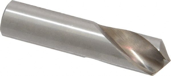 Interstate - 7/16" Body Diam, 118°, 2" OAL, High Speed Steel Spotting Drill - Industrial Tool & Supply