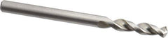 Accupro - 0.1654" 130° Parabolic Flute Cobalt Screw Machine Drill Bit - Bright Finish, Right Hand Cut, 0.866" Flute Length, 2.165" OAL, Split Point, Straight Shank - Industrial Tool & Supply