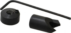 Vernon - 3/8" Cutter Diam, #7 Drill Combatibility, 1/4" Collar Thickness, Adjustable Depth Drill Countersink - Industrial Tool & Supply
