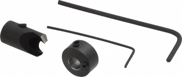 Vernon - 5/16" Cutter Diam, #17 Drill Combatibility, 1/4" Collar Thickness, Adjustable Depth Drill Countersink - Industrial Tool & Supply