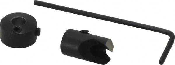 Vernon - 5/16" Cutter Diam, #19 Drill Combatibility, 1/4" Collar Thickness, Adjustable Depth Drill Countersink - Industrial Tool & Supply