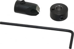 Vernon - 5/16" Cutter Diam, #20 Drill Combatibility, 1/4" Collar Thickness, Adjustable Depth Drill Countersink - Industrial Tool & Supply