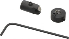 Vernon - 5/16" Cutter Diam, #24 Drill Combatibility, 1/4" Collar Thickness, Adjustable Depth Drill Countersink - Industrial Tool & Supply