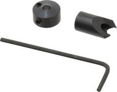 Vernon - 5/16" Cutter Diam, #29 Drill Combatibility, 1/4" Collar Thickness, Adjustable Depth Drill Countersink - Industrial Tool & Supply