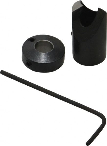 Vernon - 1/2" Cutter Diam, Letter G Drill Compatibility, 1/4" Collar Thickness, Adjustable Depth Drill Countersink - Industrial Tool & Supply