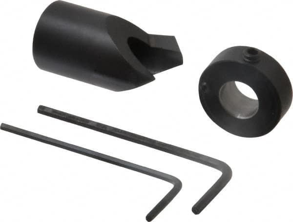 Vernon - 5/8" Cutter Diam, Letter R Drill Compatibility, 5/16" Collar Thickness, Adjustable Depth Drill Countersink - Industrial Tool & Supply