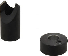 Vernon - 3/8" Cutter Diam, 13/64" Drill Compatibility, 1/4" Collar Thickness, Adjustable Depth Drill Countersink - Industrial Tool & Supply