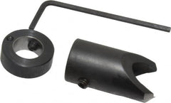 Vernon - 5/8" Cutter Diam, 27/64" Drill Compatibility, 5/16" Collar Thickness, Adjustable Depth Drill Countersink - Industrial Tool & Supply
