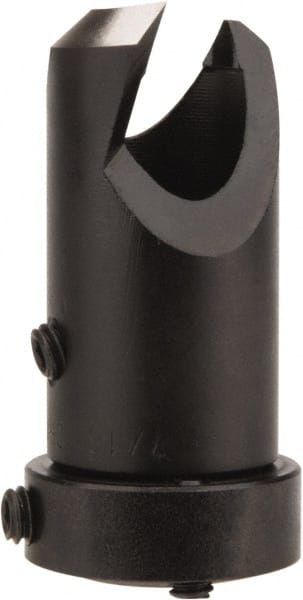 Vernon - 5/8" Cutter Diam, 7/16" Drill Compatibility, 5/16" Collar Thickness, Adjustable Depth Drill Countersink - Industrial Tool & Supply