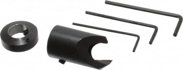 Vernon - 13/16" Cutter Diam, 1/2" Drill Compatibility, 5/16" Collar Thickness, Adjustable Depth Drill Countersink - Industrial Tool & Supply