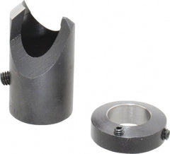 Vernon - 13/16" Cutter Diam, 17/32" Drill Compatibility, 5/16" Collar Thickness, Adjustable Depth Drill Countersink - Industrial Tool & Supply
