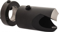 Vernon - 13/16" Cutter Diam, 35/64" Drill Compatibility, 5/16" Collar Thickness, Adjustable Depth Drill Countersink - Industrial Tool & Supply