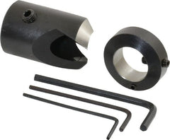 Vernon - 1" Cutter Diam, 21/32" Drill Compatibility, 3/8" Collar Thickness, Adjustable Depth Drill Countersink - Industrial Tool & Supply