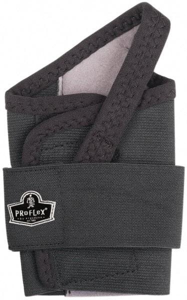 Ergodyne - Size S, Elastic, Left Hand Wrist Support - 1 Strap, Thumb Loop, Black - Industrial Tool & Supply