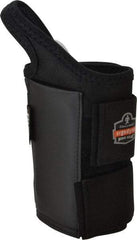 Ergodyne - Size XL, Neoprene, Left Hand Wrist Support - 2 Straps, Thumb Loop, Black - Industrial Tool & Supply