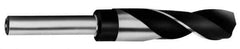 Chicago-Latrobe - 1-21/64" Drill, 118° Point, High Speed Steel Silver Deming & Reduced Shank Drill Bit - Oxide Finish, 6" OAL, Flats on Shank, 3-1/8" Flute Length, Right Hand Cut, Standard Point, Spiral Flute, Regular Spiral - Industrial Tool & Supply