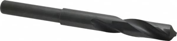 Interstate - 39/64" Drill, 118° Point, High Speed Steel Silver Deming & Reduced Shank Drill Bit - Industrial Tool & Supply