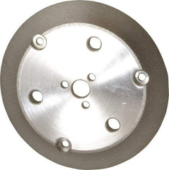 Made in USA - 6" Diam, 5/8" Hole Size, 1/16" Overall Thickness, Tool & Cutter Grinding Wheel - Medium Grade, CBN, 6,000 RPM - Industrial Tool & Supply