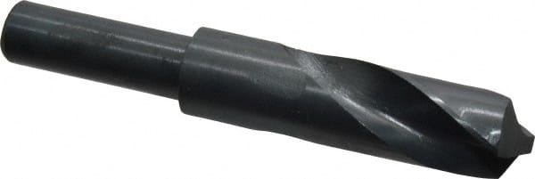 Interstate - 1-1/32" Drill, 118° Point, High Speed Steel Silver Deming & Reduced Shank Drill Bit - Industrial Tool & Supply