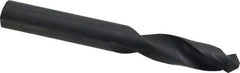 Interstate - 27/64" 118° Spiral Flute High Speed Steel Screw Machine Drill Bit - Oxide Finish, Right Hand Cut, 2" Flute Length, 3-3/8" OAL, Standard Point, Straight Shank - Industrial Tool & Supply