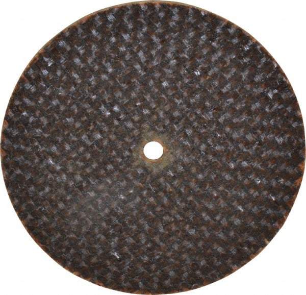 Norton - 2" 60 Grit Aluminum Oxide Cutoff Wheel - 0.06" Thick, 1/8" Arbor, 30,560 Max RPM, Use with Die Grinders - Industrial Tool & Supply