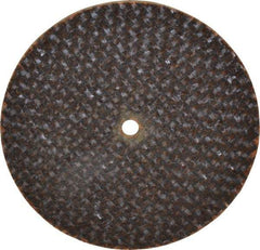 Norton - 2" 60 Grit Aluminum Oxide Cutoff Wheel - 0.06" Thick, 1/8" Arbor, 30,560 Max RPM, Use with Die Grinders - Industrial Tool & Supply