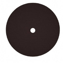 Norton - 4" 60 Grit Aluminum Oxide Cutoff Wheel - 0.04" Thick, 3/8" Arbor, 19,100 Max RPM, Use with Die Grinders - Industrial Tool & Supply