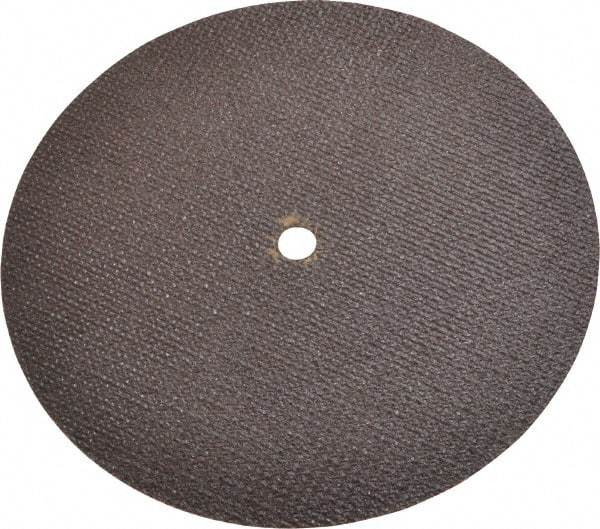 Norton - 6" 60 Grit Aluminum Oxide Cutoff Wheel - 0.035" Thick, 3/8" Arbor, 10,190 Max RPM, Use with Die Grinders - Industrial Tool & Supply