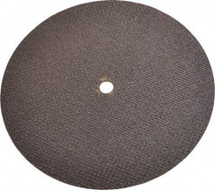Norton - 6" 60 Grit Aluminum Oxide Cutoff Wheel - 0.035" Thick, 3/8" Arbor, 10,190 Max RPM, Use with Die Grinders - Industrial Tool & Supply