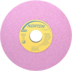 Norton - 7" Diam x 1-1/4" Hole x 1/2" Thick, H Hardness, 46 Grit Surface Grinding Wheel - Aluminum Oxide, Type 1, Coarse Grade, 3,600 Max RPM, Vitrified Bond, No Recess - Industrial Tool & Supply