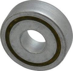 Value Collection - 1/2" Bore Diam, 1-3/8" OD, Open Unground Full Complement Radial Ball Bearing - 7/16" Wide, 1 Row, Round Bore, 769 Lb Dynamic Capacity - Industrial Tool & Supply