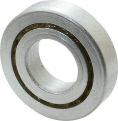 Value Collection - 3/4" Bore Diam, 1-5/8" OD, Open Unground Full Complement Radial Ball Bearing - 3/8" Wide, 1 Row, Round Bore, 825 Lb Dynamic Capacity - Industrial Tool & Supply