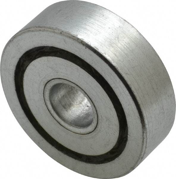 Value Collection - 1/2" Bore Diam, 1-3/4" OD, Open Unground Full Complement Radial Ball Bearing - 9/16" Wide, 1 Row, Round Bore, 1,187 Lb Dynamic Capacity - Industrial Tool & Supply