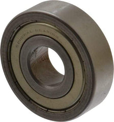 Value Collection - 5/8" Bore Diam, 1-3/4" OD, Double Shield Unground Retainer Type Radial Ball Bearing - 1/2" Wide, 1 Row, Round Bore, 1,171 Lb Dynamic Capacity - Industrial Tool & Supply