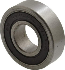 Value Collection - 3/4" Bore Diam, 1-3/4" OD, Double Seal Unground Retainer Type Radial Ball Bearing - 1/2" Wide, 1 Row, Round Bore, 1,171 Lb Dynamic Capacity - Industrial Tool & Supply