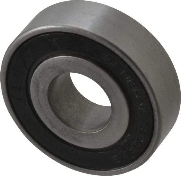 Value Collection - 3/4" Bore Diam, 2" OD, Double Seal Unground Retainer Type Radial Ball Bearing - 9/16" Wide, 1 Row, Round Bore, 1,171 Lb Dynamic Capacity - Industrial Tool & Supply