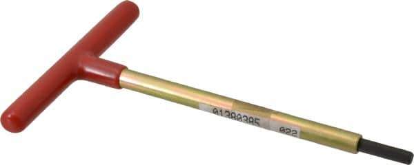 Made in USA - 7/32" Hex, T-Handle, Hex Key - 6" OAL, Chromalloy Steel, Inch System of Measurement - Industrial Tool & Supply