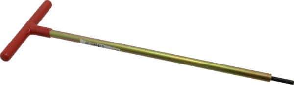 Made in USA - 3/16" Hex, T-Handle, Hex Key - 12" OAL, Chromalloy Steel, Inch System of Measurement - Industrial Tool & Supply